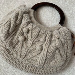 Cable Knitted Handbag